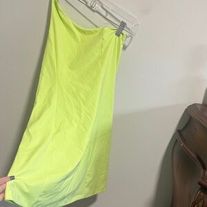 Outdoor Voices one shoulder dress